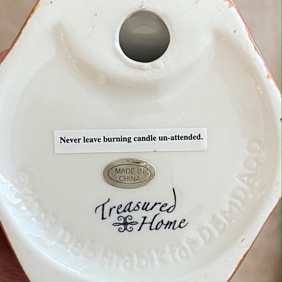 Set of 2 Ceramic Candlestick Holders Treasured Home Deb Hrabik for Demda… - Picture 5 of 5